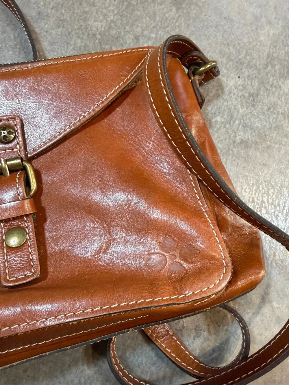 Patricia Nash Avellino Leather Crossbody Purse